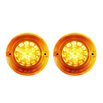 カスタムダイナミクス LED フラットターンシグナル インサート アンバー