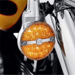 LEDターンシグナル アンバーカラー （フラットタイプ） ペア
