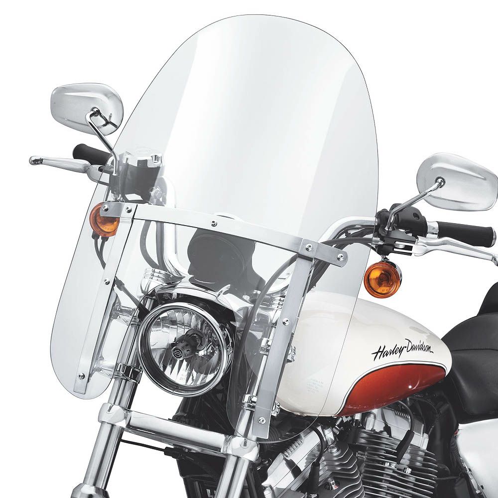 クイックリリース・ コンパクトウインドシールド クリア スポーツ