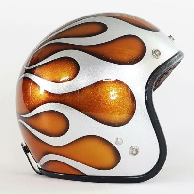 逸品モノシリーズ クラシカルフレイムス ジェットヘルメット シルバー