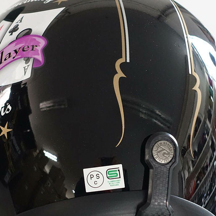 JFシリーズ PLYYER ジェットヘルメット ブラック 72JAM 6