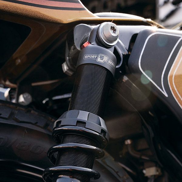Drag Specialties リアサスペンション 11インチ (クローム) 【ダイナ 