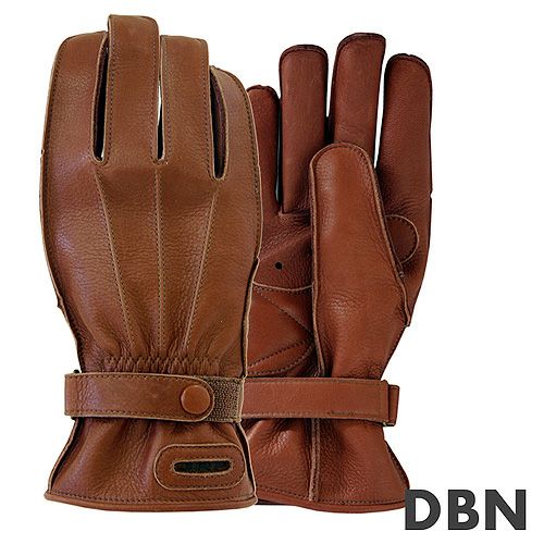 DBN シリーズ バイクグローブ ミドルタイプ ブラウン XS～LL 指長ショート JRP