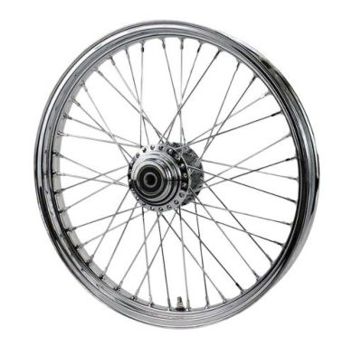 MOTO IRON 21x2.15 40スポーク　フロントホイール FXD スポーツスター　クローム