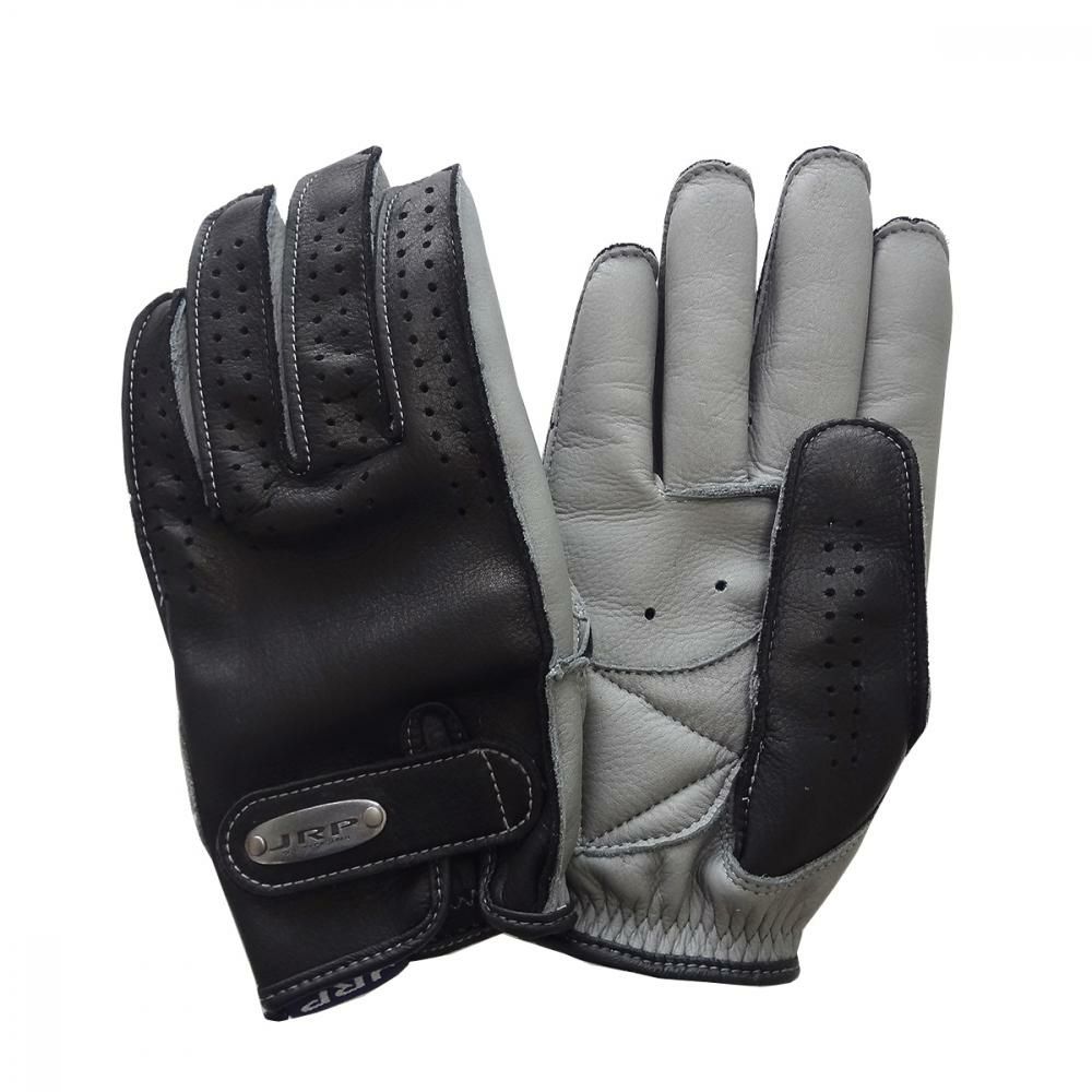 BPS シリーズ パンチングメッシュ バイクグローブ ショートタイプ ブラック/グレー JRP