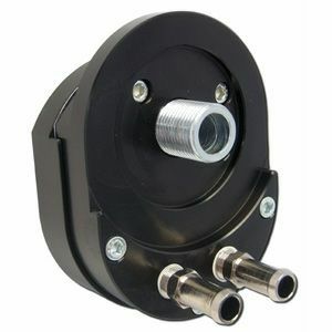 JAGG オイルクーラーアダプター（オートサーモスタット付） ハーレー、ツインカム用