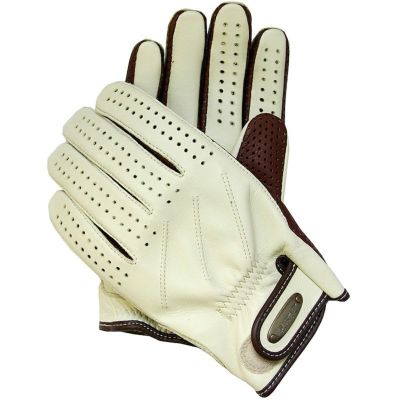 ジェーアールピー(JRP) バイク レザーグローブ PDS アイボリー LL