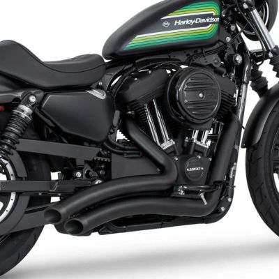 スポーツスター シャープカーブラディウス フルエキゾーストマフラー スラッシュ (ブラック) フリーダムパフォーマンス