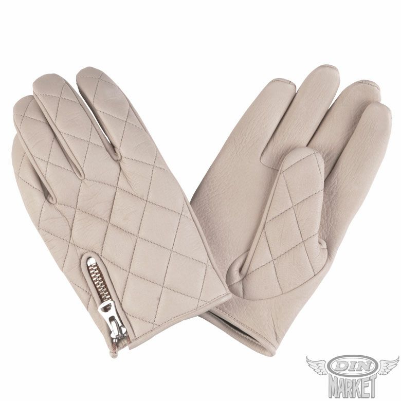 クラシック ダイアモンドステッチ グローブ アイボリー GMG