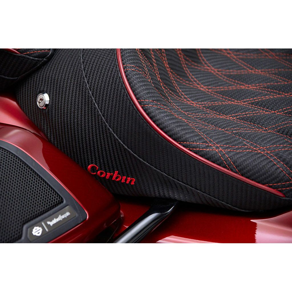 2024以降 ロードグライド、ストリートグライド MAX クラシックソロシート (クロースタイプ/ヒート機能付) コルビン5