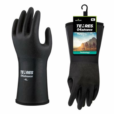 TEMRES テムレス 04 アドバンス 防水 バイクグローブ ブラック ショーワグローブ