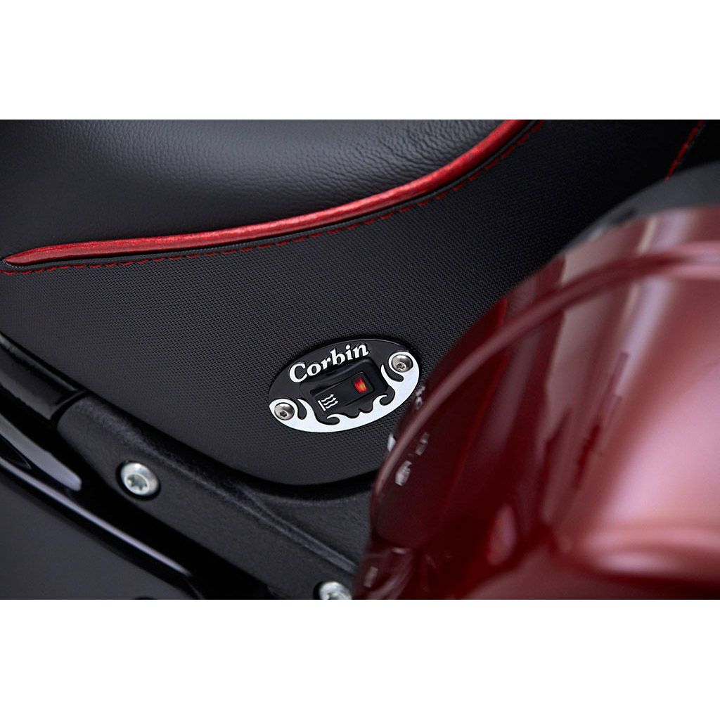 M8 ローライダー/S/ST、スポーツグライド ウィドウメーカー・ツーアップシート (ヒート機能付) コルビン11