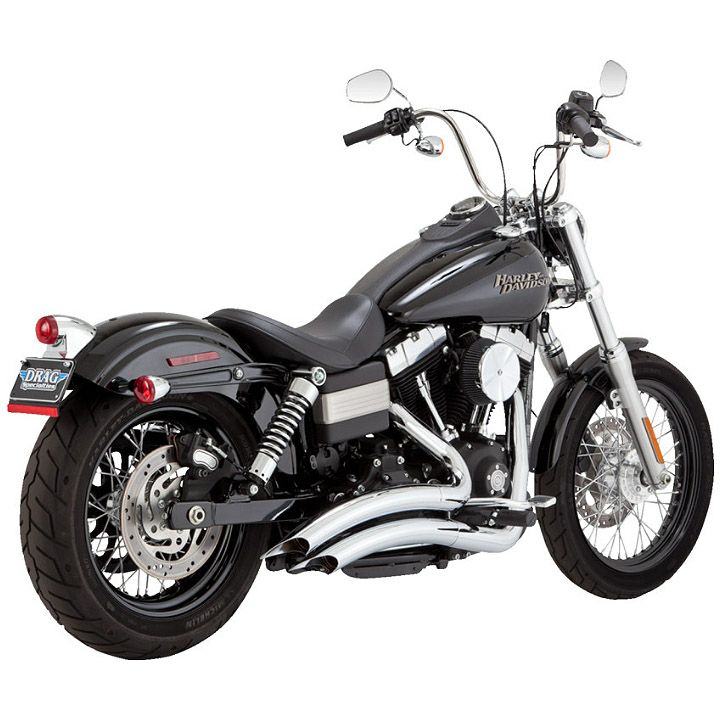 2006～2017 ダイナ ビッグラディウス フルエキゾーストマフラー (クローム) バンスアンドハインズ1