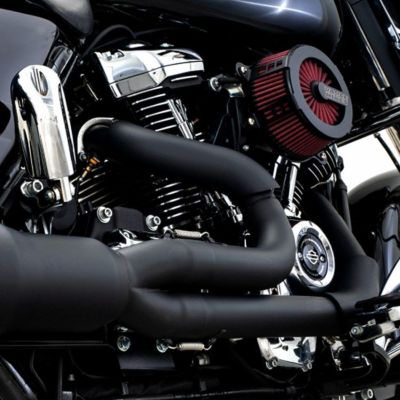 M8ツーリング ハイアウトプット RR  フルエキゾーストマフラー用 ヒートシールド (ブラック) バンスアンドハインズ