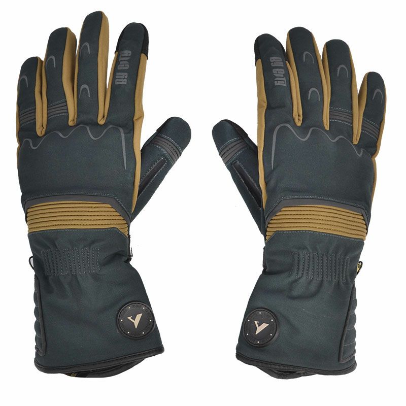 Touring MAN ウインター グローブ グリーン/ベージュ By City 2