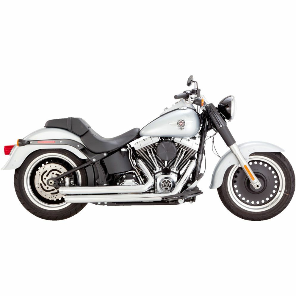 1986～2017 ソフテイル ビッグショットスタガード フルエキゾーストマフラー PCX仕様 (クローム) バンスアンドハインズ2