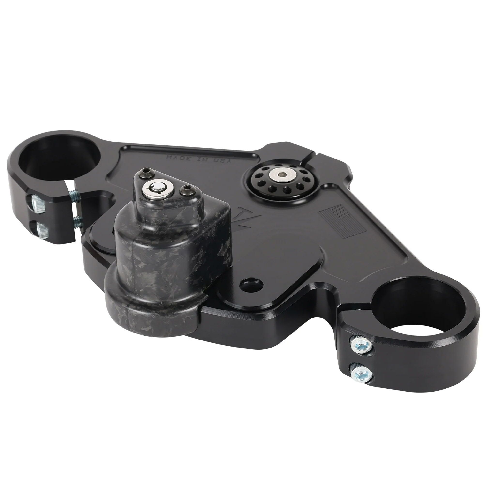 2024以降 ロードグライド トップトリプルツリー (ブラック) スラッシンサプライ8