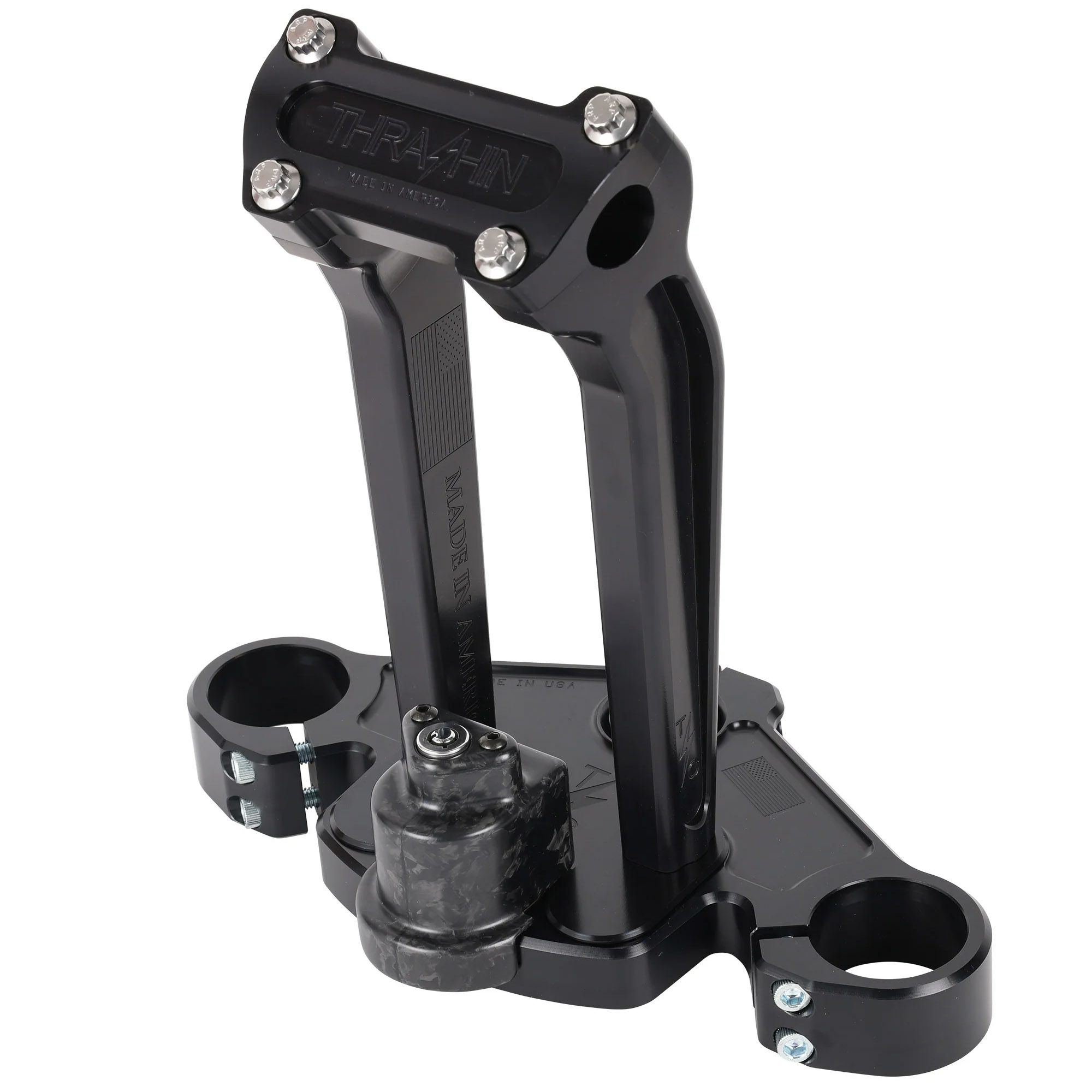 2024以降 ロードグライド トップトリプルツリー (ブラック) スラッシンサプライ11