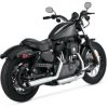 Vance&Hines（バンス＆ハインズ） ツインスラッシュ スリップオンマフラー クローム スポーツスター-02