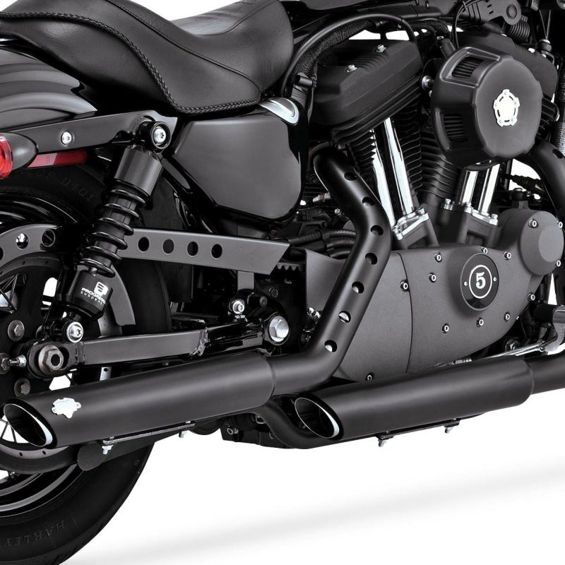 VANCE＆HINES A240324J バンス&ハインズ.スポーツスター.ショートスラッシュカットマフラー#D293FC 04-13年XL.883.1200.ハーレー.HARLEY