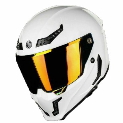 ILM MF509 フルフェイス ヘルメット レーシングモデル グロスホワイト