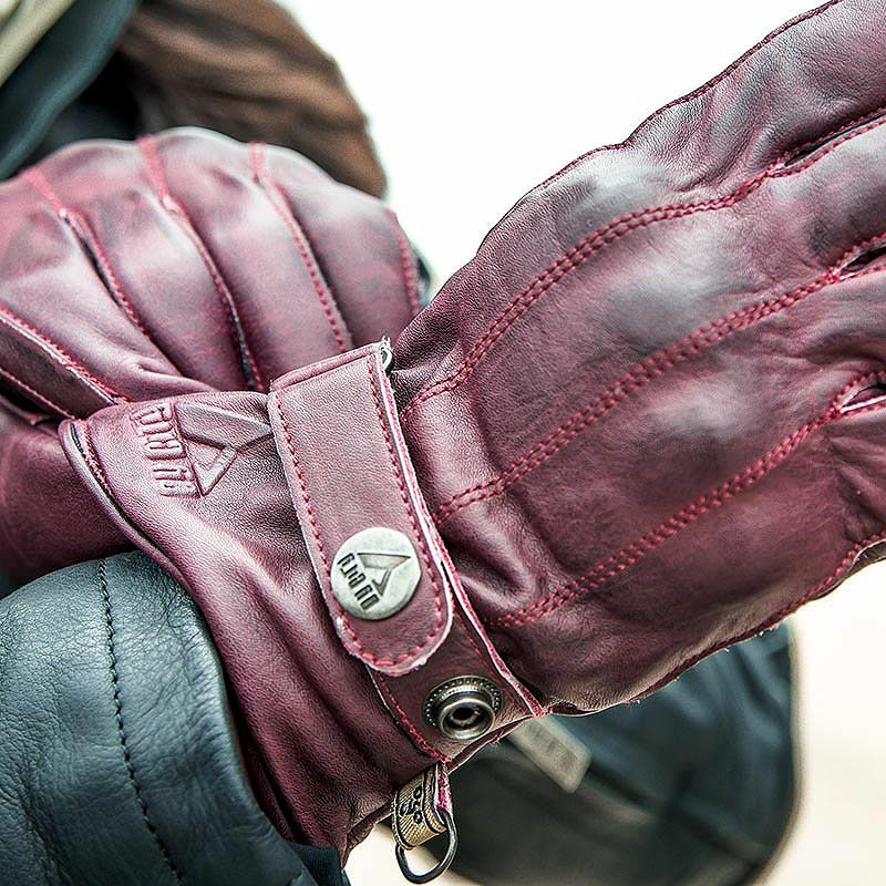 ELEGANT LADY ウインター レザーグローブ ガーネット By City 4