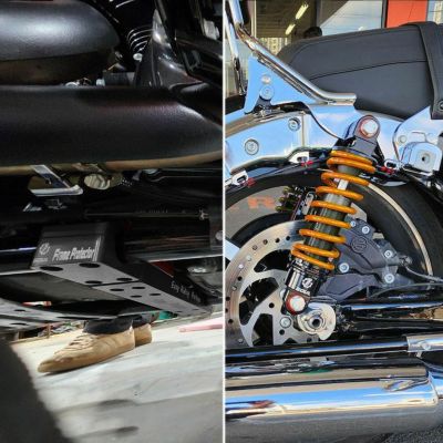 1999以降 ツーリング ローダウンサスペンション フレームプロテクター セット SOUL