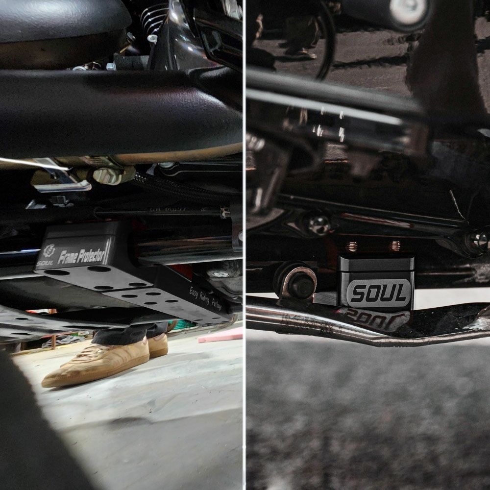 1999以降 ツーリング ローダウンサスペンション フレームプロテクター セット SOUL 4
