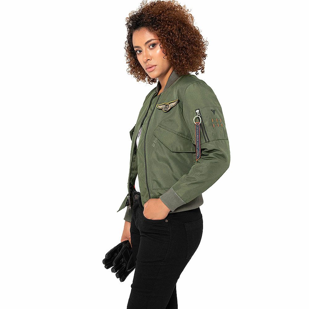 MAVERIK LADY レディース ウインター ジャケット グリーン By City 5