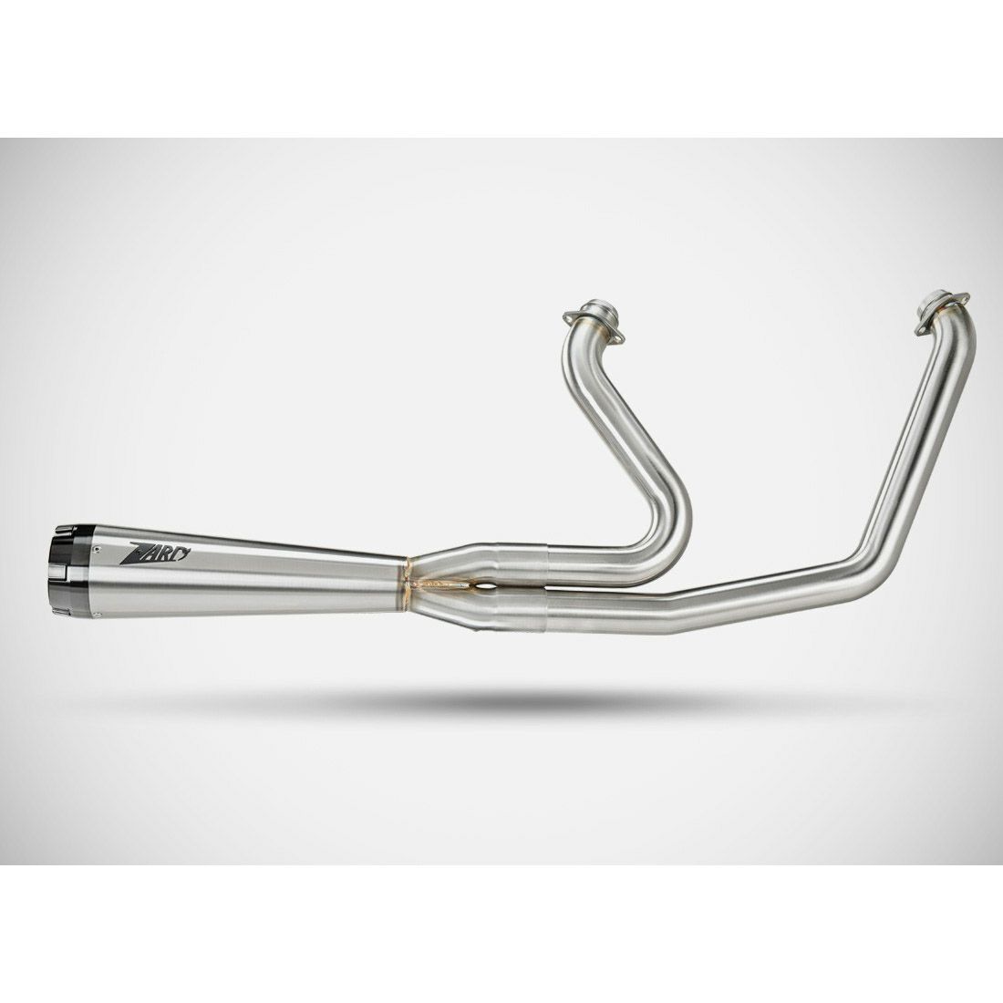 M8ソフテイル ブレイクアウト、ファットボーイ 2-1 フルエキゾーストマフラー (ステンレス) ザード4