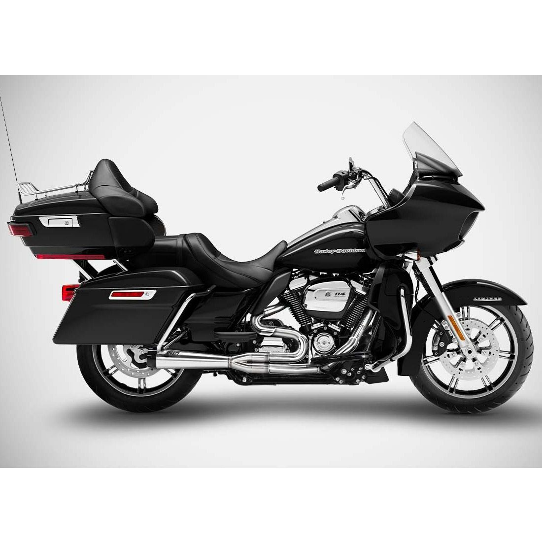 2024以降 ツーリング 2-1 フルエキゾーストマフラー用 ヒートシールド (ポリッシュ) ザード1