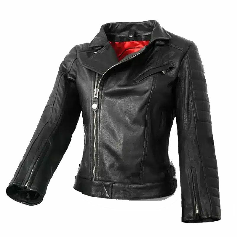 QUEENS 2 LADY レディース ウインター レザージャケット ブラック By City