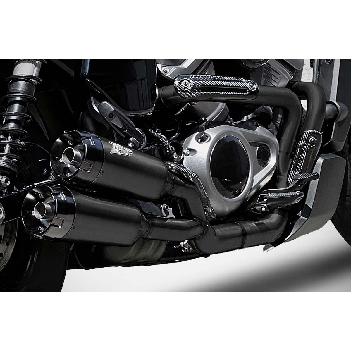 ナイトスター RH975/S 2-1-2 フルエキゾーストマフラー (ブラック) ザード1