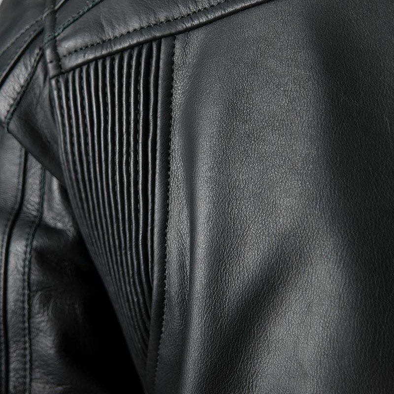 LE MAN ウインター レザージャケット ブラック By City 4