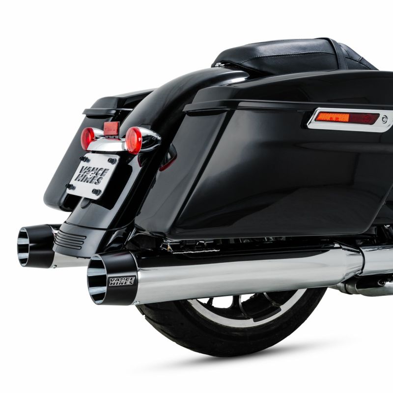 M8 ツーリング ブラックバード450 スリップオンマフラー (クローム) バンスアンドハインズ