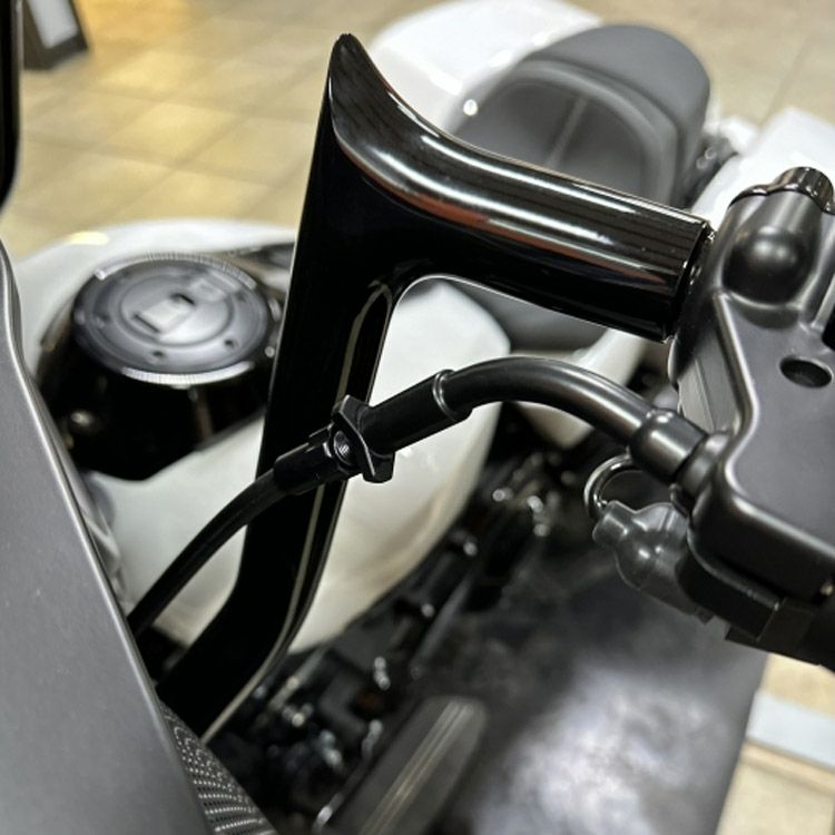 2021～2023 ストリートグライド、エレクトラグライド 11～12インチハンドル用 イージーインストールキット (ブラック) ファットバガー