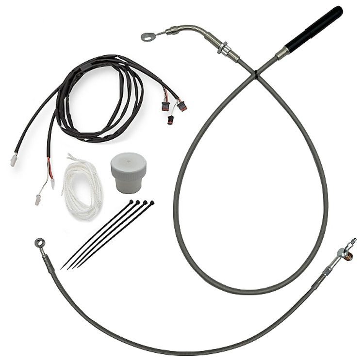 2021～2023 ストリートグライド、エレクトラグライド 14インチハンドル用 イージーインストールキット (ステンレス) ファットバガー