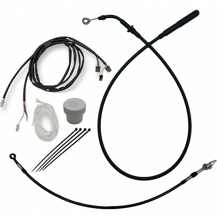 2021～2023 ストリートグライド、エレクトラグライド 16インチハンドル用 イージーインストールキット (ブラック) ファットバガー1