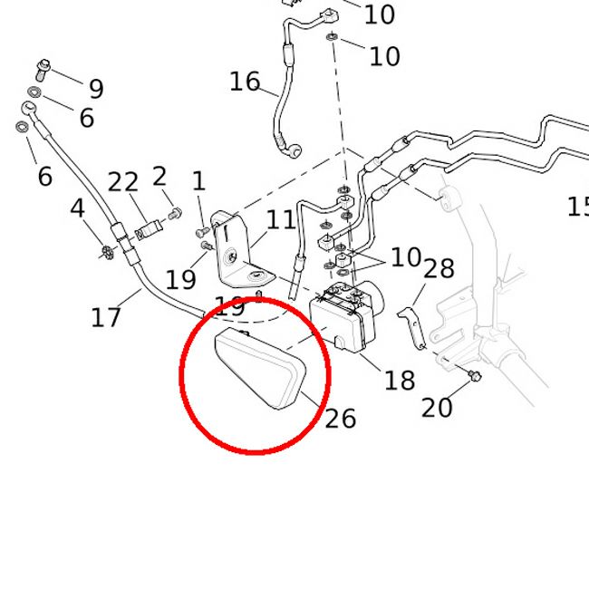 2012以降 ダイナ ABSポンプカバー2