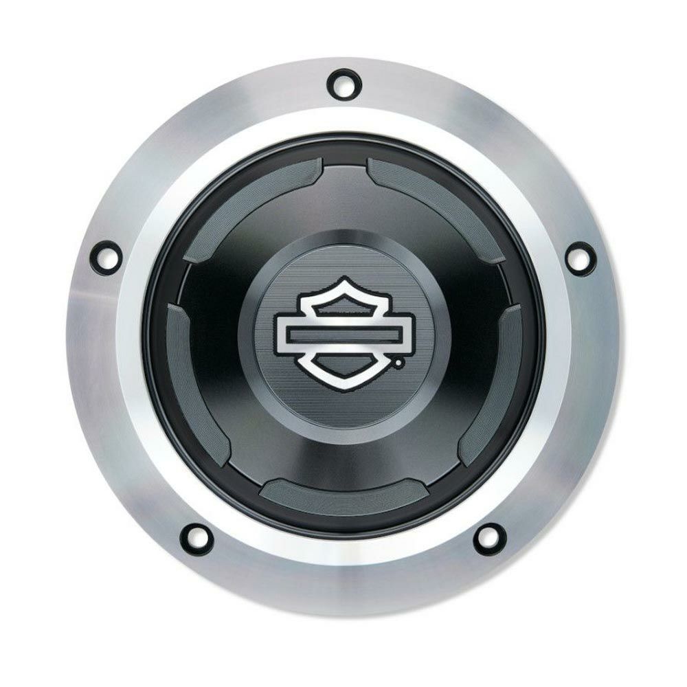 スイッチバック ダービーカバー (ブラックアノダイズ) 【ツーリング、トライク】