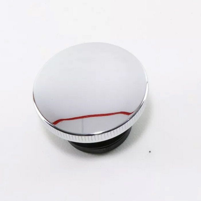 2011～2017 ブレイクアウト、ブラックライン、CVOデラックス ロープロファイル・タンクキャップ (クローム)