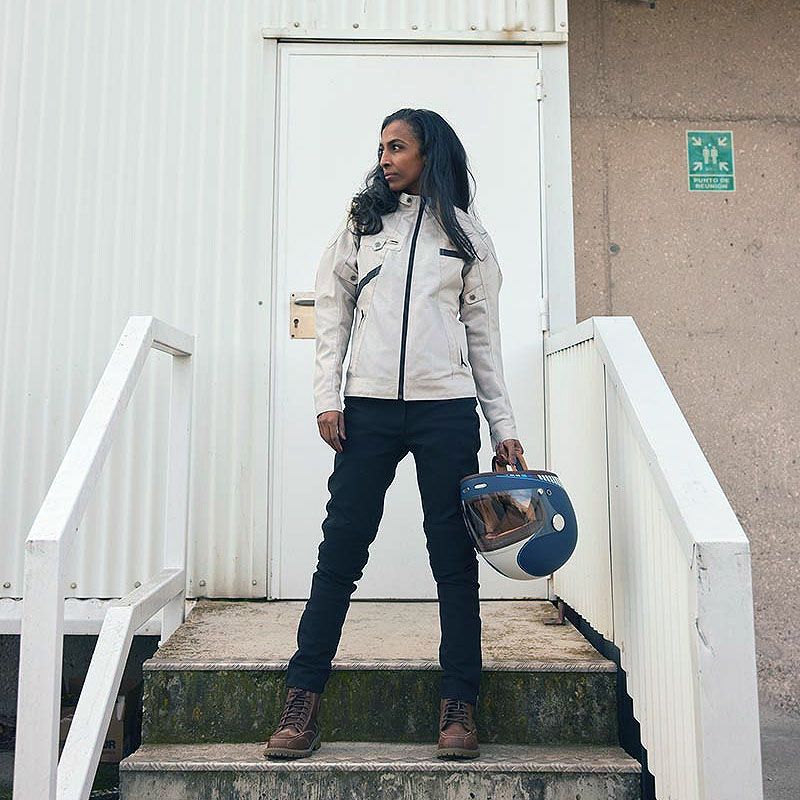 SUMMER ROUTE LADY レディース バイクジャケット ホワイト By City 5