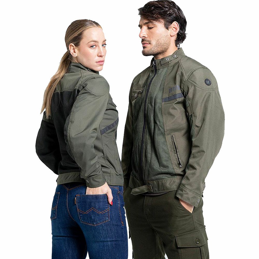 SUMMER ROUTE LADY レディース バイクジャケット グリーン By City 7