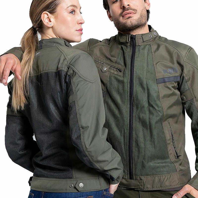 SUMMER ROUTE LADY レディース バイクジャケット グリーン By City 8