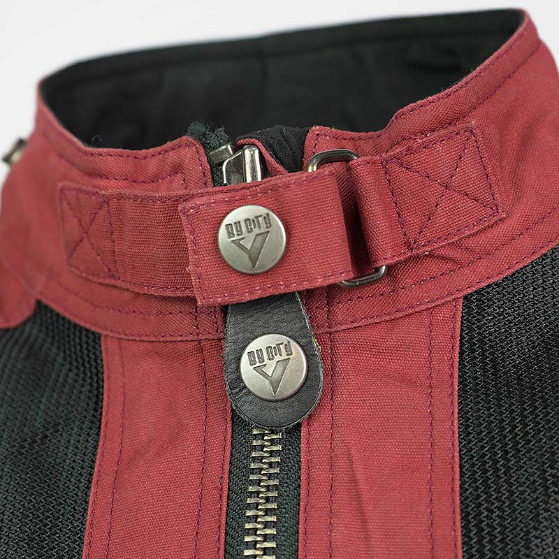 TENEREE VENTY 3 LADY レディース バイクジャケット バーガンディー By City 3