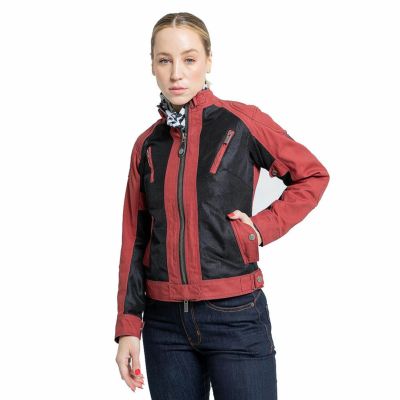 TENEREE VENTY 3 LADY レディース バイクジャケット バーガンディー By City