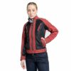 TENEREE VENTY 3 LADY レディース バイクジャケット バーガンディー By City 7