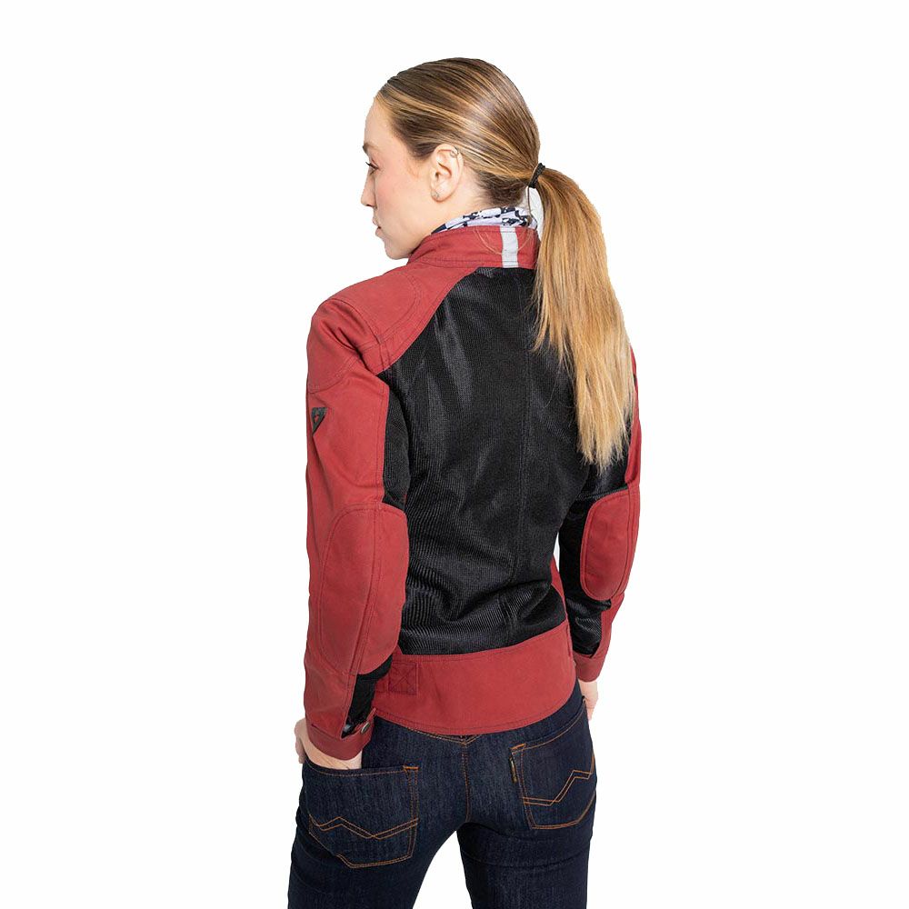 TENEREE VENTY 3 LADY レディース バイクジャケット バーガンディー By City 9