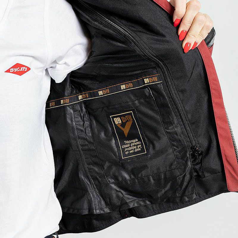 TENEREE VENTY 3 LADY レディース バイクジャケット バーガンディー By City 11