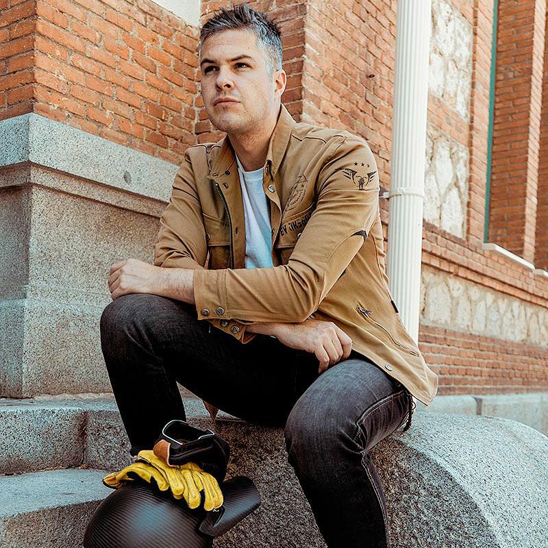 SUV MAN バイクジャケット ベージュ By City 2